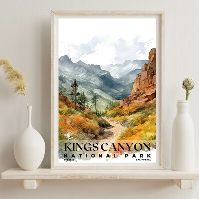 Kings Canyon National Park Poster, Travel Art, Office Poster, Home Decor | S4 - image6